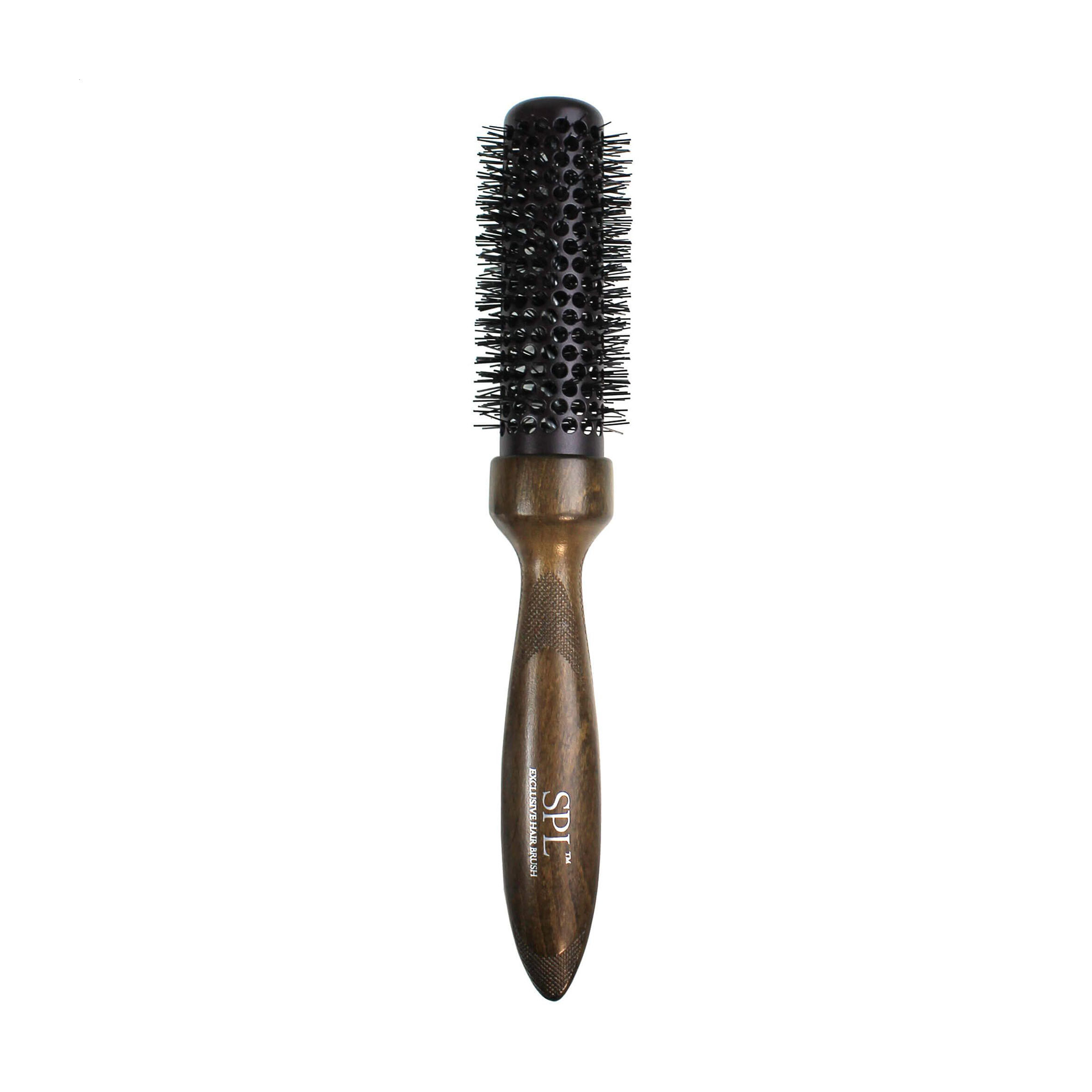 Термобраш для волосся SPL Exclusive Hair Brush з нейлоновою щетиною та дерев'яною ручкою, діаметр 30 мм, 1 шт (99246)